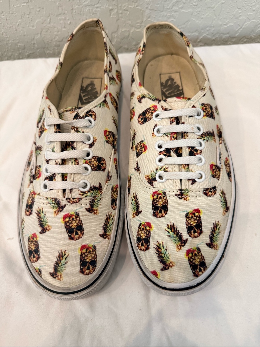 Vans Authentic 'Drained and Confused' Pineapple Skull Sneaker